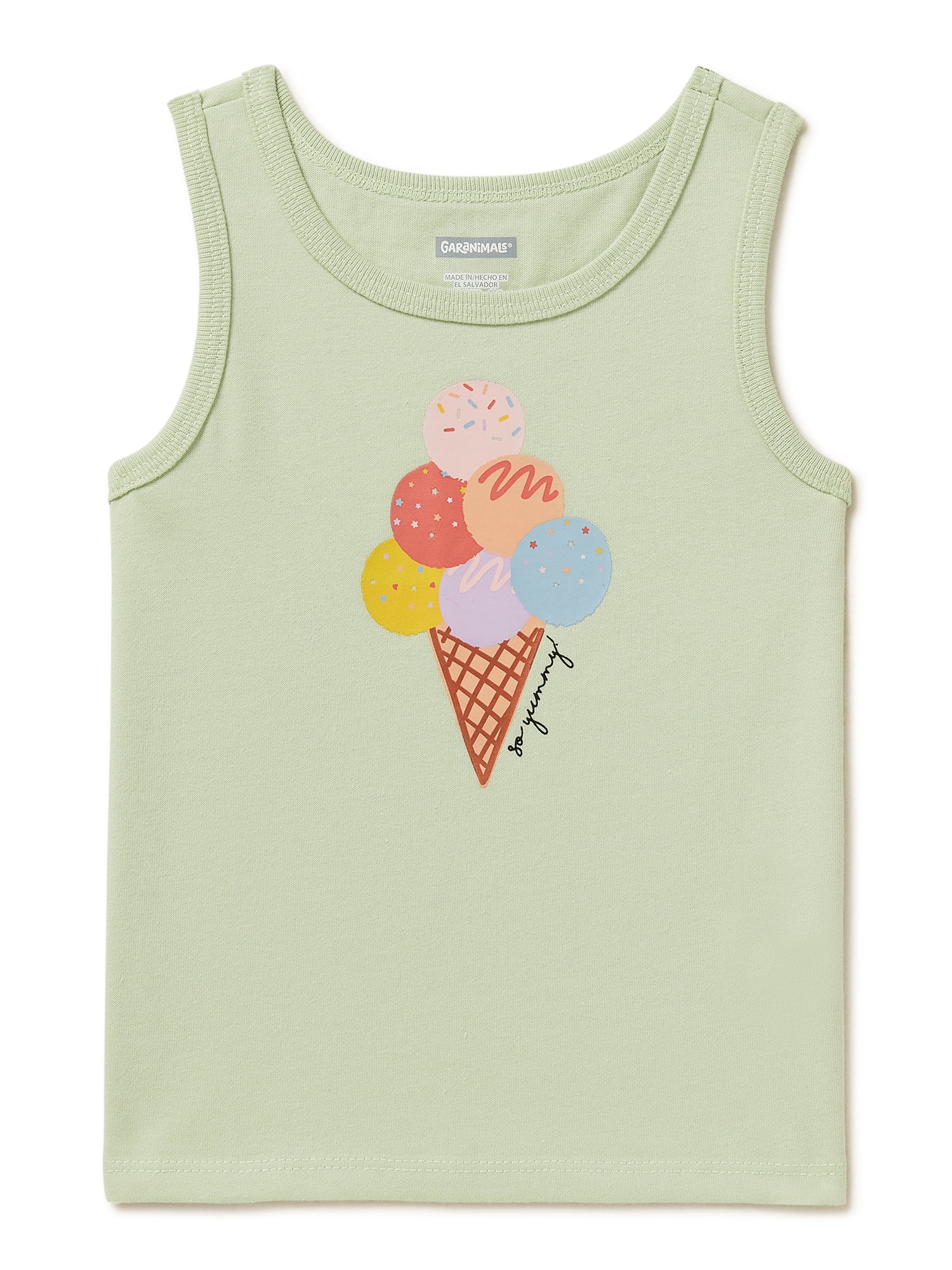 Girls Taurus Zodiac Sign Colored Graphic Tank Top