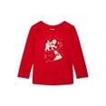 thumbnail image 1 of Garanimals Toddler Girls Holiday Graphic Print Tee with Long Sleeves, Sizes 18M-5T, 1 of 3