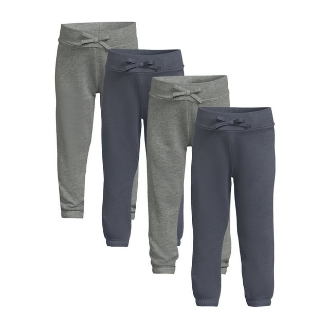 Garanimals Toddler Girls Joggers, 4Pack, Sizes 12M5T