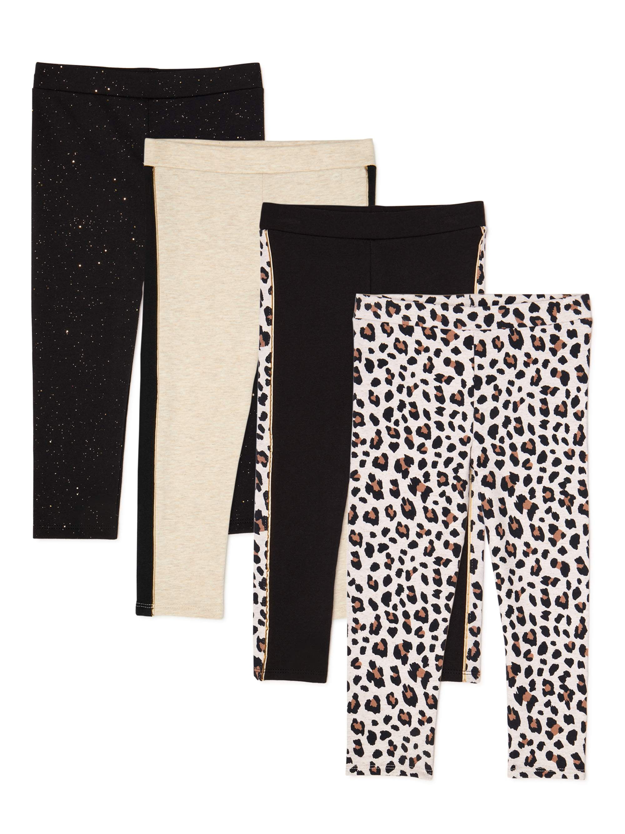 Garanimals Toddler Girls Leggings Multipack, 4Piece