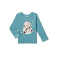 thumbnail image 1 of Garanimals Toddler Girls Long Sleeve Velboa Top, Sizes 12M-5T, 1 of 3