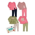 Garanimals Toddler Girls’ Mix & Match Outfits KidPack, 8Piece, Sizes