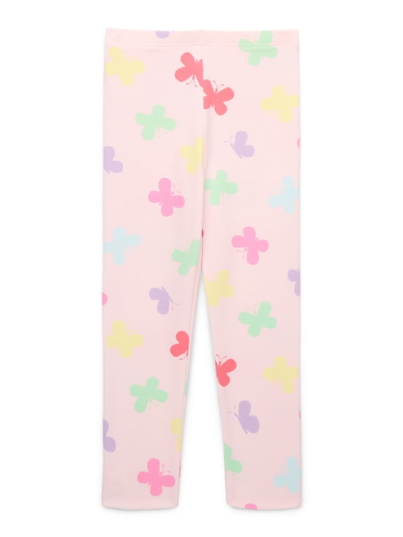 Toddler Girls Printed Jersey Leggings, Sizes 18M-5T