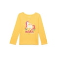 thumbnail image 1 of Garanimals Toddler Girls Raglan Tee with Long Sleeves, Sizes 18M-5T, 1 of 3