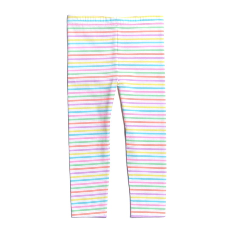 Girls rainbow stripe leggings outlet