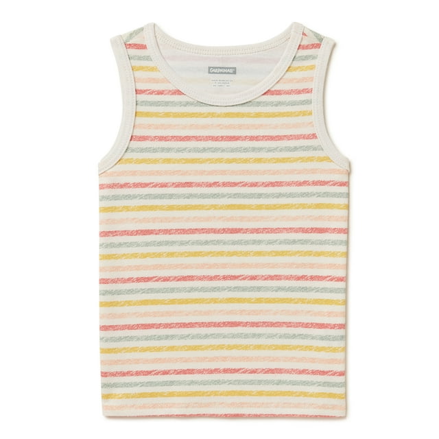 Garanimals Toddler Girls Striped Tank Top, Sizes 12M-5T