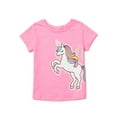 thumbnail image 1 of Garanimals Toddler Girls' Unicorn Short Sleeve Tee, 1 of 3