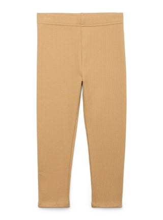 Girl s Essential Leggings in Girl s Must Have Essentials Beige Walmart