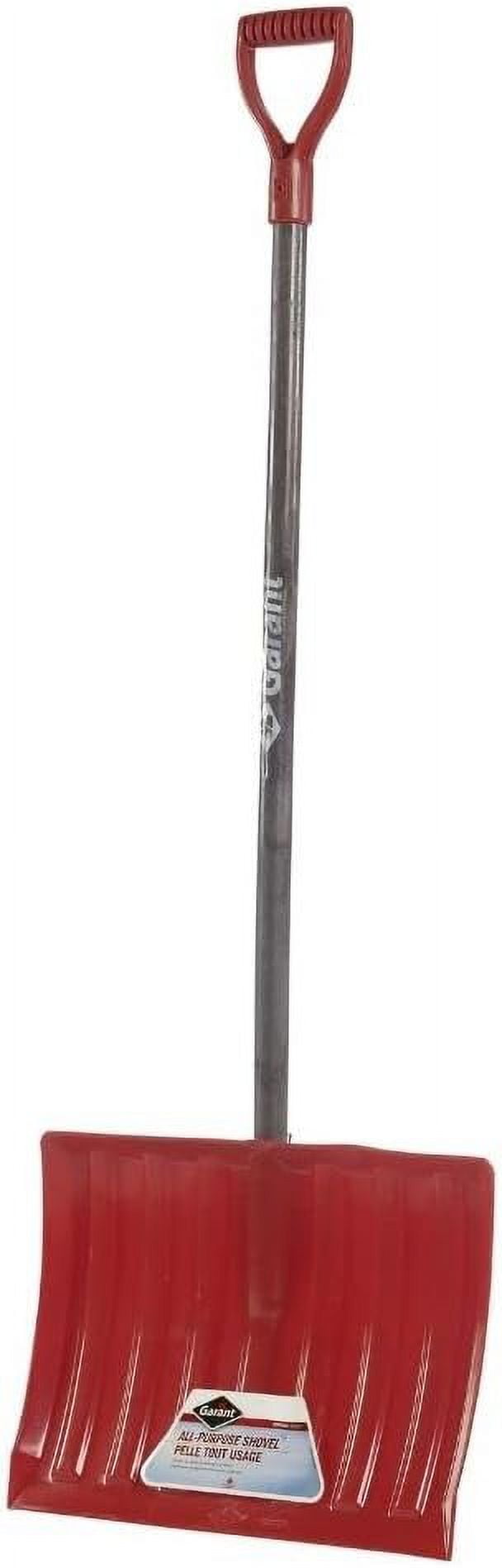 Garant Nordic Snow Shovel NPW18KD - 18-Inch Poly Blade, Hardwood