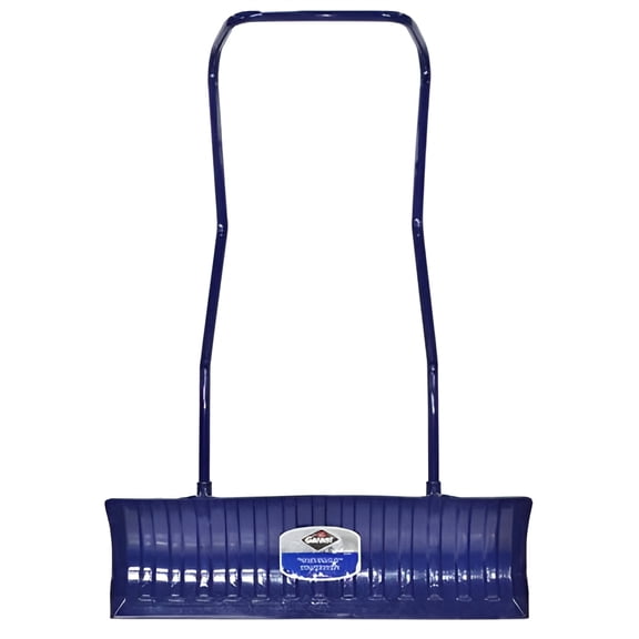 Garant Snow Pusher Yukon - Adjustable Metal Blade, Smooth Metal Handle - 36 In W x 51 In L