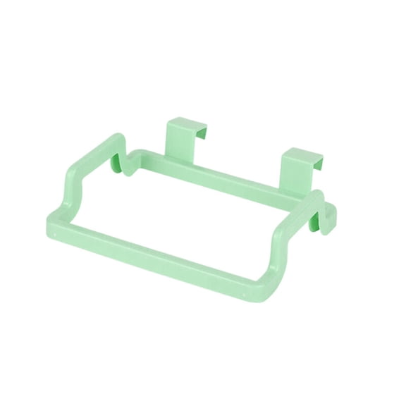 Garbage Bag Holder (Trash Bag Container, Bag Storage Dispenser), Green Hanging Garbage Bag Holder, Kitchen Cabinet Door Bag Holder for Small Tools, Bag Dispenser, Trash Tie, Kitchen Organizer