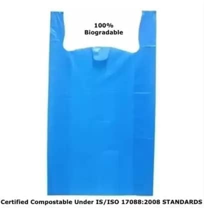 Garbage Bags Large Jumbo Size Garbage Dustbin Bags Large Carry Bag For Packaging, Biodegradable, Dustbin (Blue,15 Piece Size : 30x40 inch)