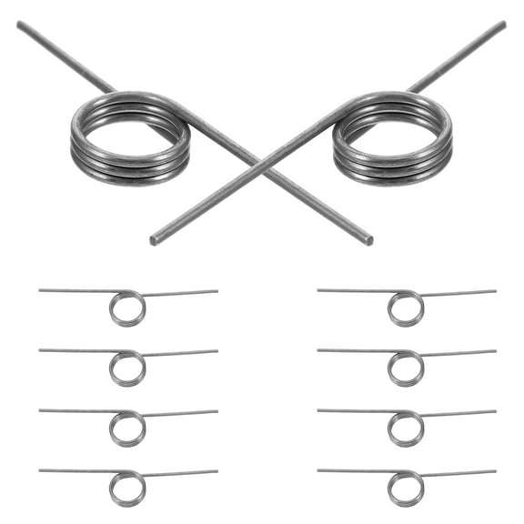 Garbage Bin Can Covers 10 Pcs Lid Torsional Spring Replace Storage Bucket Trash Accessories Stainless Steel