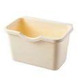 thumbnail image 1 of Garbage Bin Counter Bins Trash Can Kitchen for Kitchens Cabinet Door Mini Kitchen Trashs Bin Garbage Cans Counter Bins Trash Can Kitchen (Beige), 1 of 6
