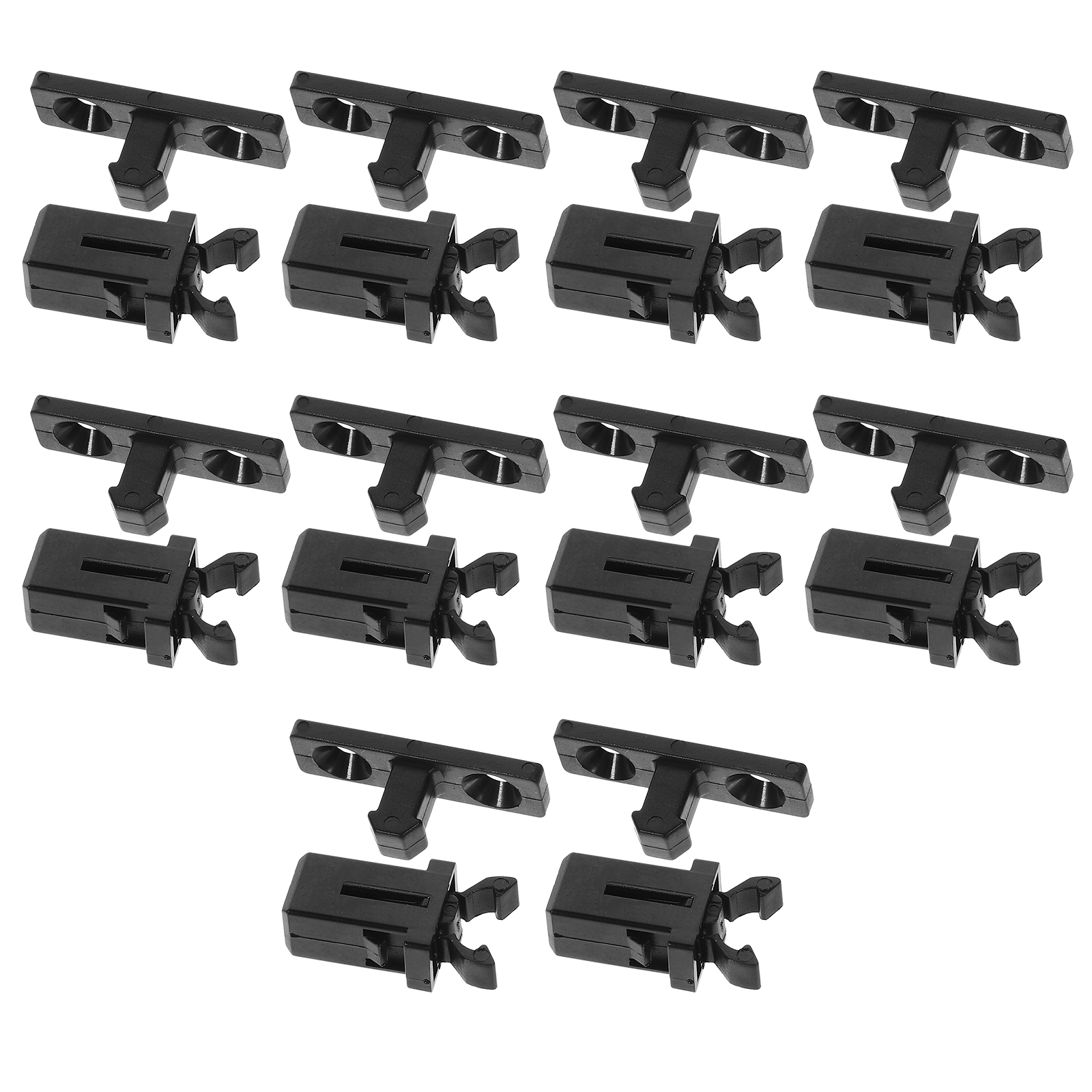 Garbage Bins 10 Sets Door Catch Lid Locking Touch Latches Trash Can