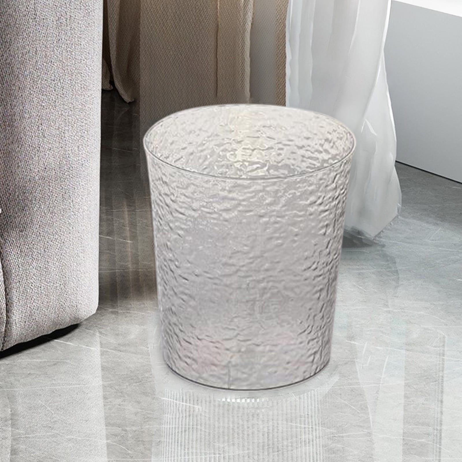 Garbage Can 2025 New Vertical Striped Household Waste Garbage Can