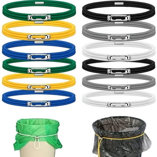 1 Pcs Trash Can Bands,Fits 13 to 30 Gallon Trash Cans, Hongmed Elastic  Rubber Bands for Garbage Bag, Durable Trash Can Bag Holder with Strong  Elasticity, Homewares Colorful Litter Box Bands Good