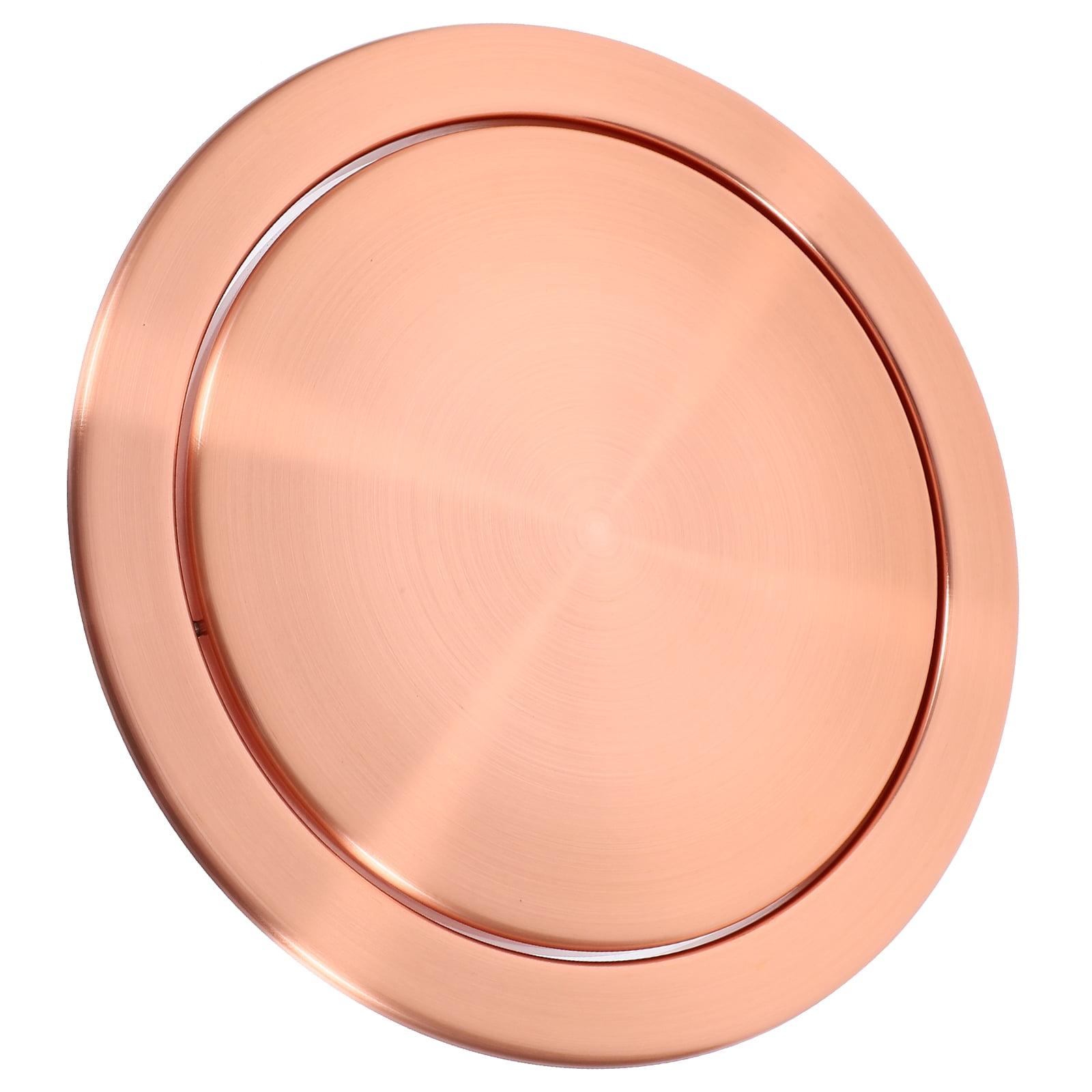 MERRYHAPY Rose Gold 430 Stainless Steel Bathroom Kitchen Recessed Round ...