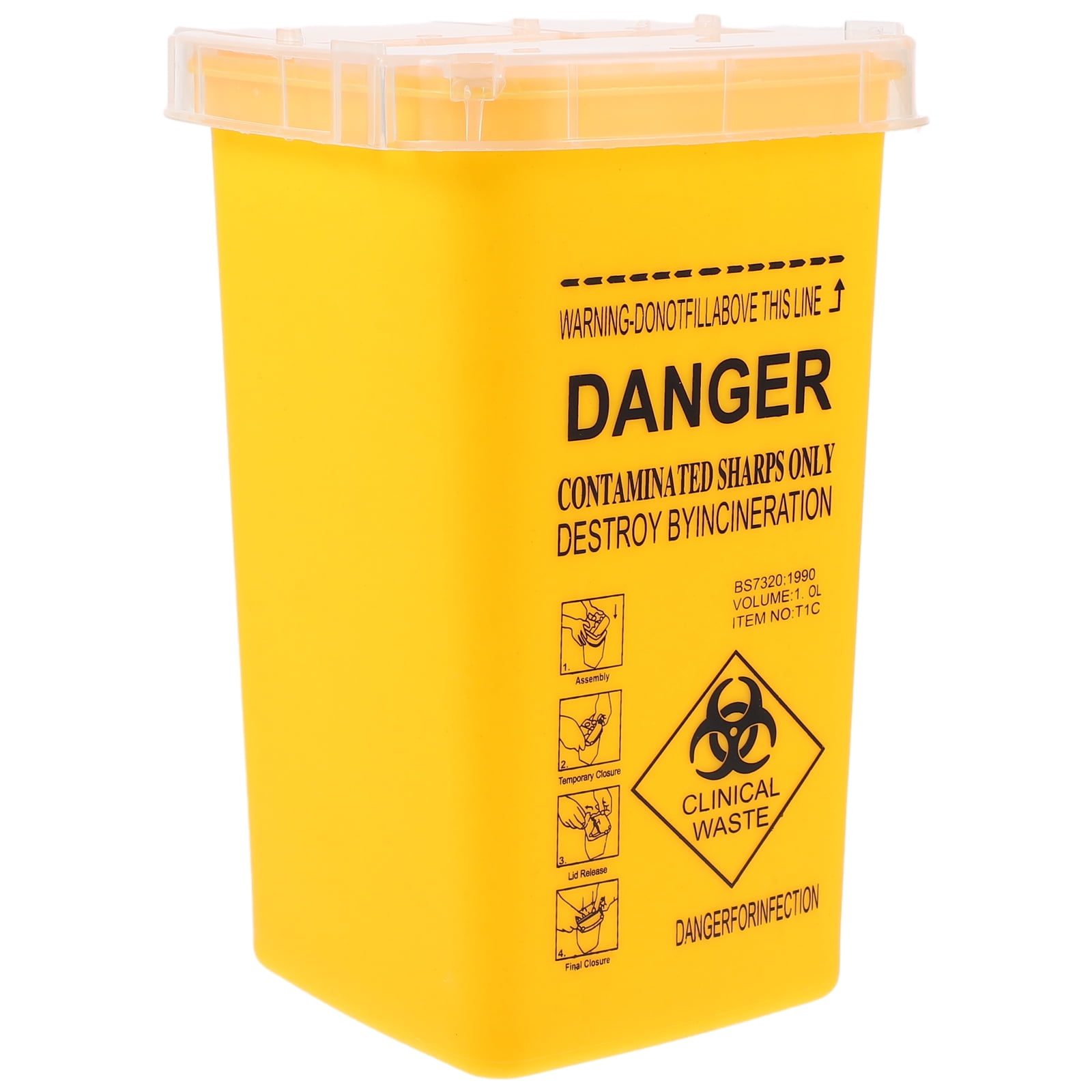 Garbage Can Discarded Container Tattoo Sharps Disposal Bin Needles Containers for with