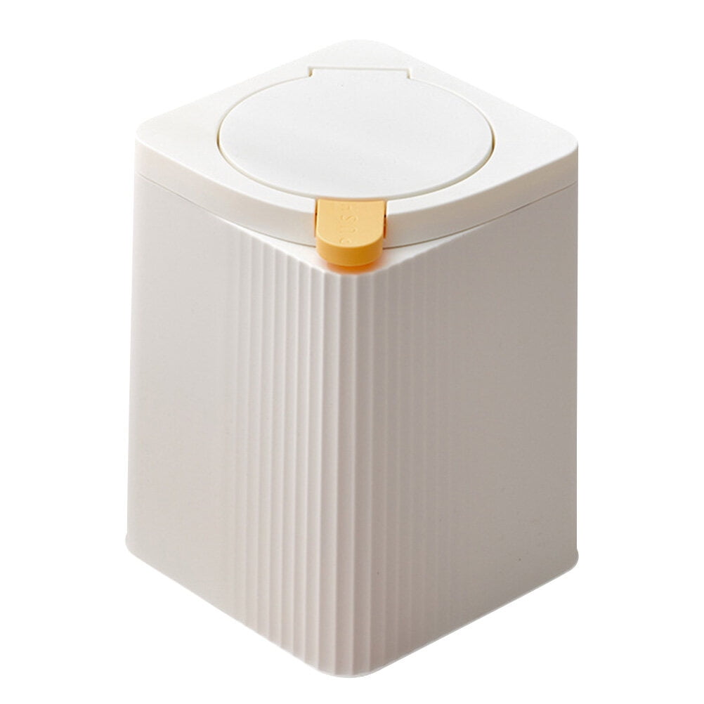 Garbage Can Plastic Trash Wastepaper Container Storage Box Trashcans for Bedroom Wastebasket