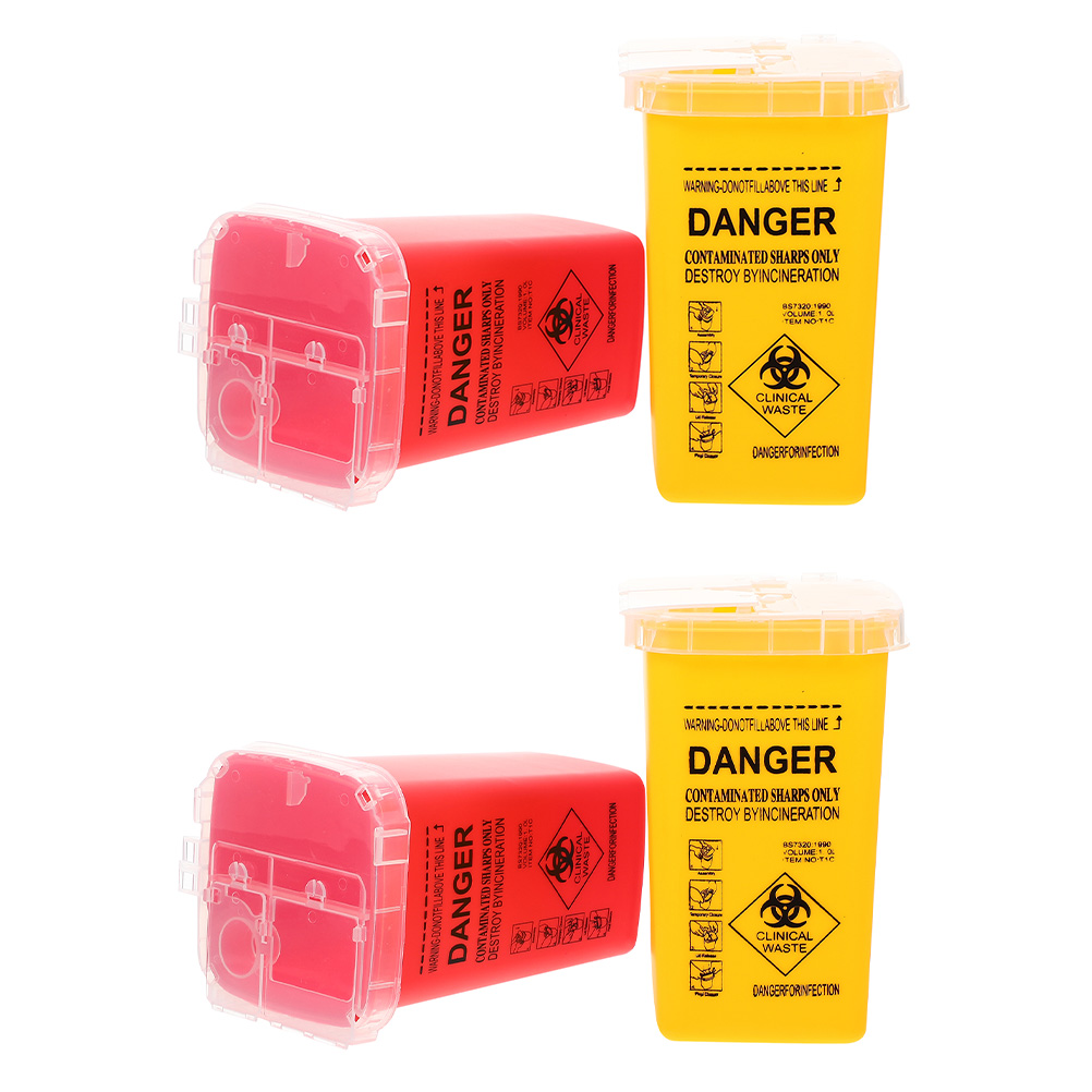 Garbage Can Razor Disposal Container Sharps Blades for Men Tattoos Tool