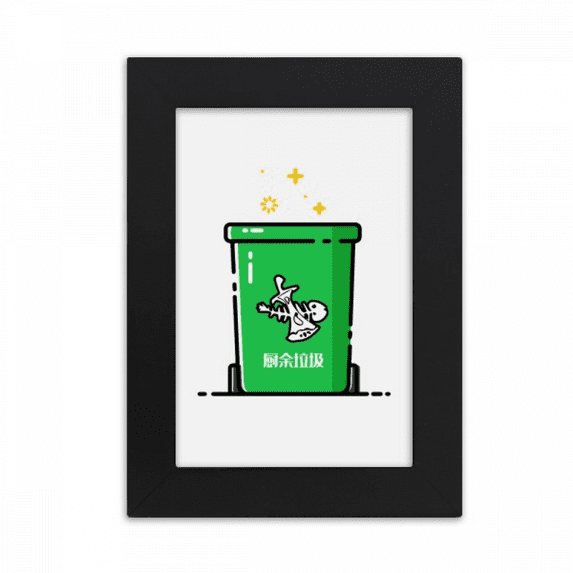 Garbage Classification Garbage Can Desktop Photo Frame Picture Display ...