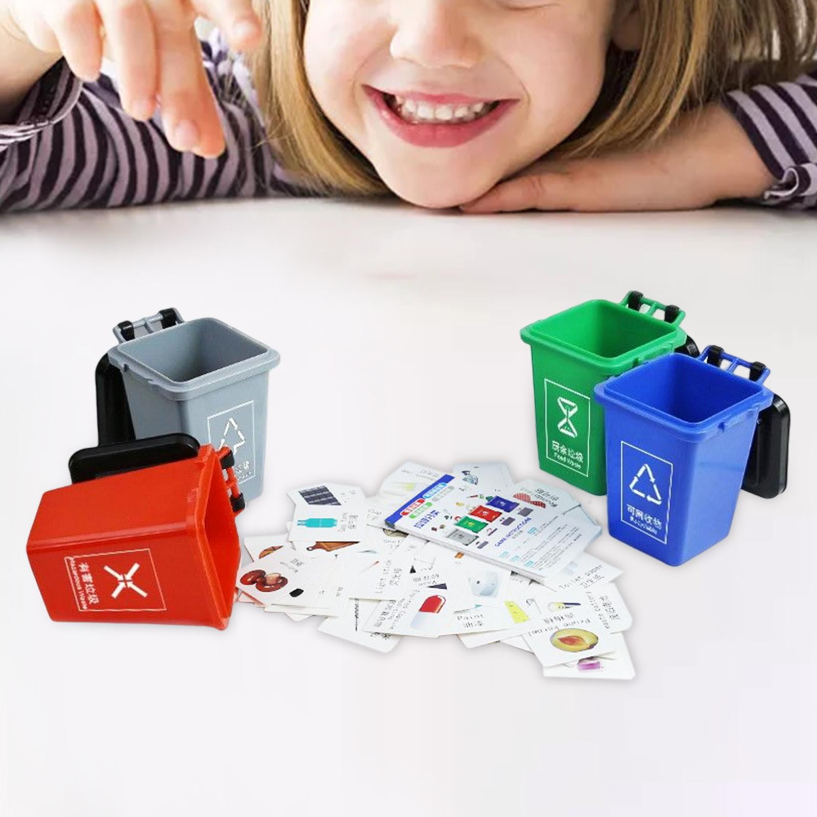 Garbage Classification Toy Tiny Early Educational Curbside Garbage Bin