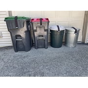 American-Made Premium Garbage Strap, Adjustable Garbage Can Security Strap, Heavy Duty Material, Black - By Garbage Commander