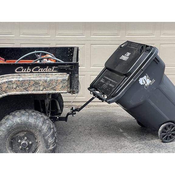 American Made UBLMT Premium Single Can Ball or Bolt Mounted Garbage Hauling Device, by Garbage Commander