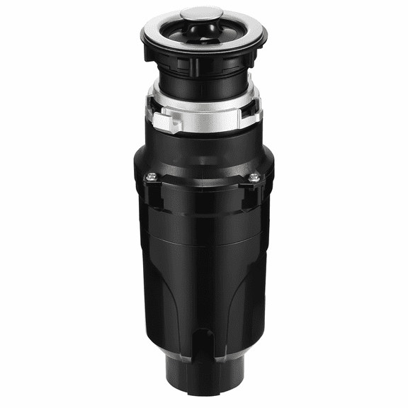 Garbage Disposal 1/2 HP - Continuous Feed Kitchen Food Waste Disposer, 3450 RPM, EZ Connect System, Power Cord & Splash Guard