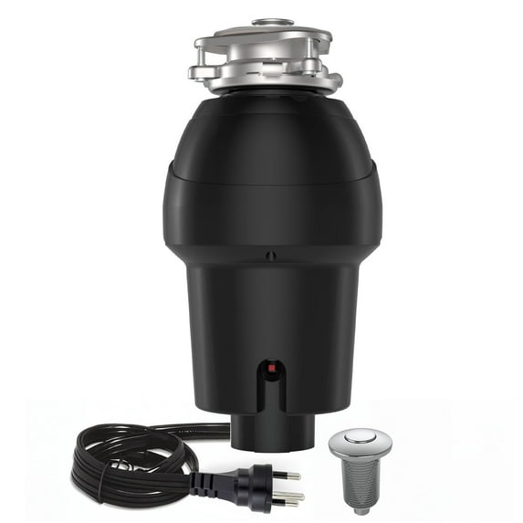 Garbage Disposal, 1 Hp Continuous Feed Food Waste Disposer with Air ...