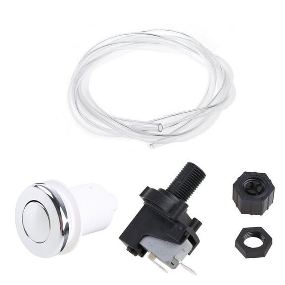 On Off Push Air Button Jet Tool Set Pneumatic Air Pressure Knob Bath Spa Tubing Kits For Home Tools