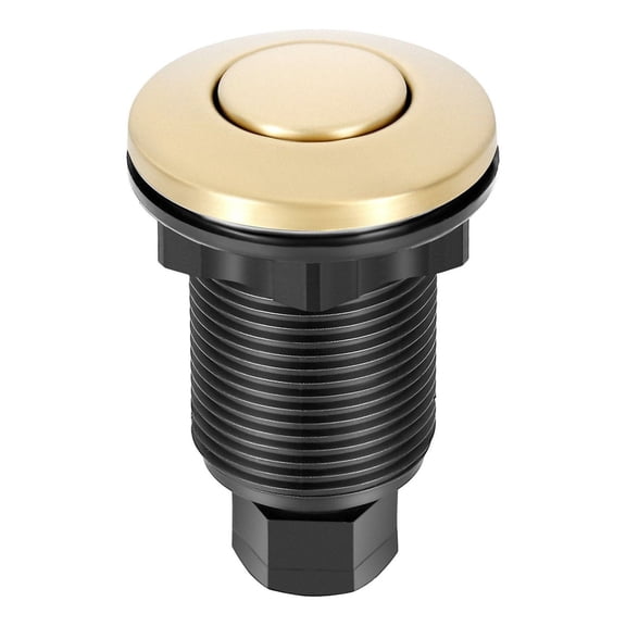 Garbage Disposal Air Switch, 2.5" Brushed Stainless Steel Sink Top Air Button Kit for Food Waste Disposer - Compatible with Stainless Steel Countertops