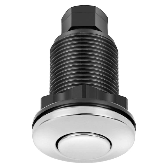 Garbage Disposal Air Switch Kit, 2.5 Inch Sink Top ON/OFF Push Button, Stainless Steel, for Food Waste Disposer