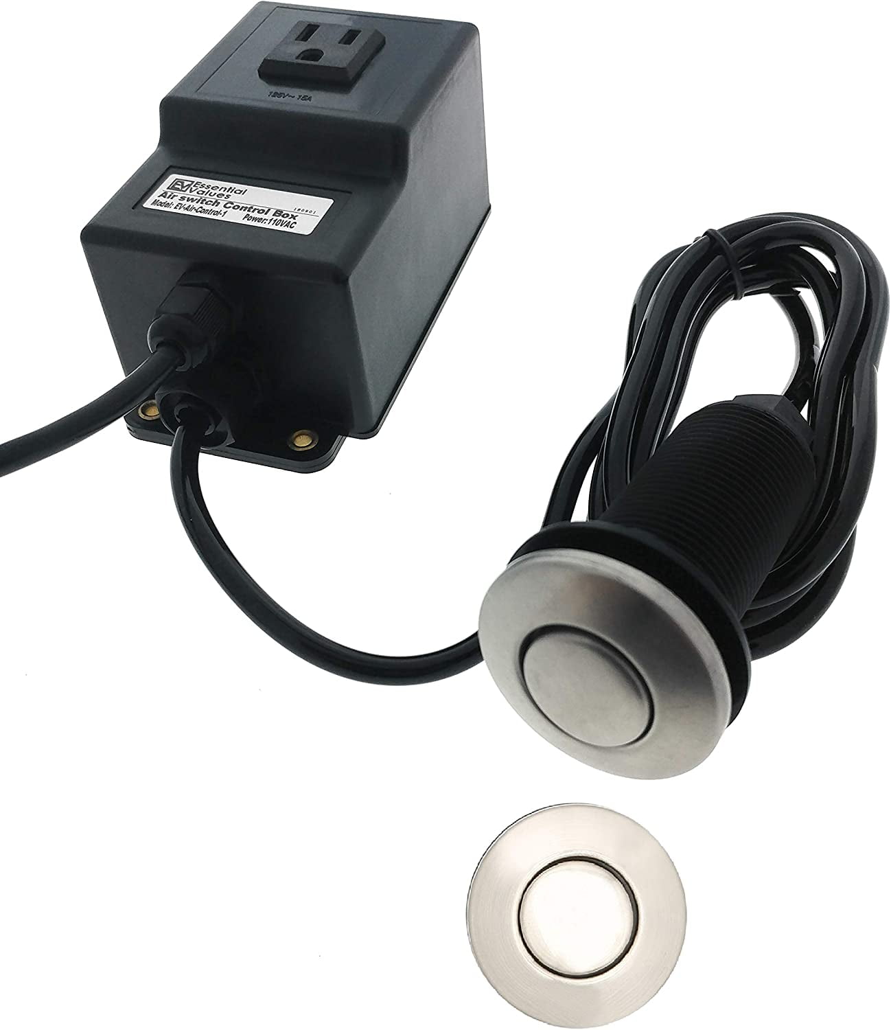 Garbage Disposal Air Switch, Sink Top/Counter Top Waste Disposal On/Off