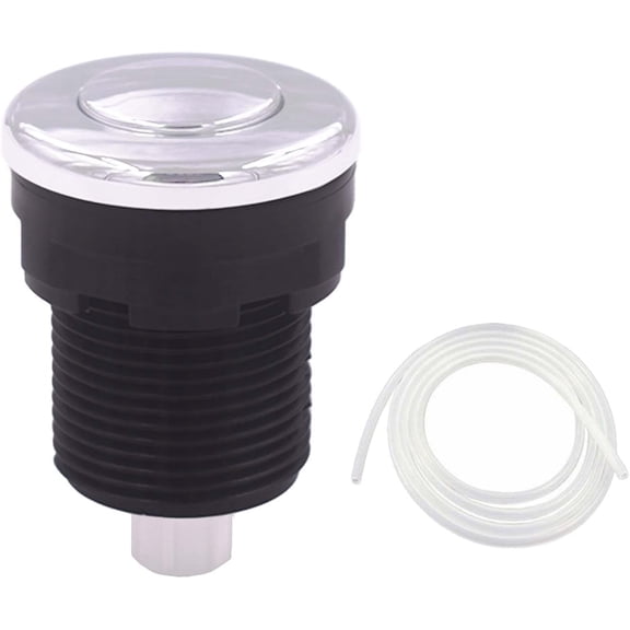 Garbage Disposal Button, Air Switch Button for Garbage Disposal with Air Hose, Sink Top Switch for Garbage Disposal