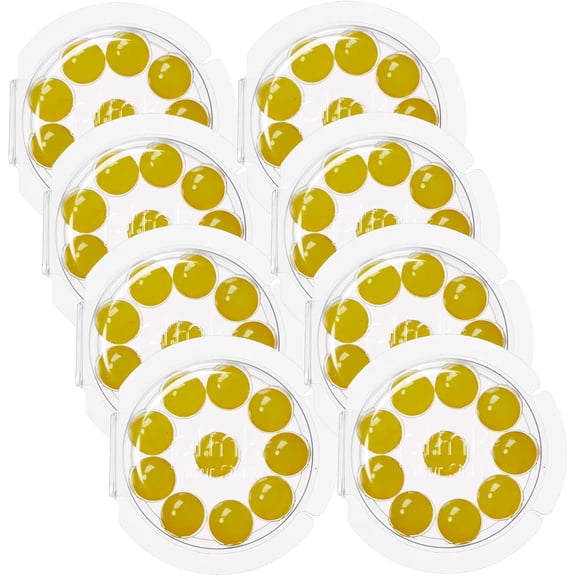 Garbage Disposal Cleaner and Deodorizer, Air Fresheners for Garbage Disposal, Lemon Scent, Home Cleaning Products for Kitchen Sink and Clogged Drains, Pack of 4-80 Count Total