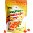 thumbnail image 1 of Garbage Disposal Cleaner and Deodorizer Drops- [[50-Count]] Orange Zest Scented Kitchen Sink Freshener Pods & Drain Odor Eliminator Disposer Care Balls, 1 of 4