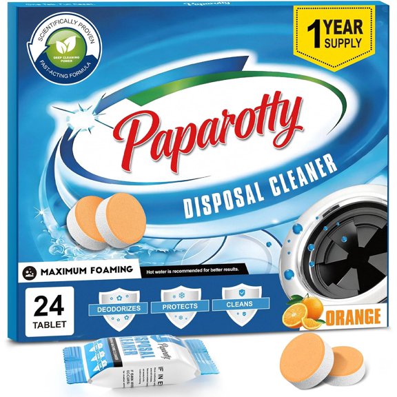 Garbage Disposal Cleaner Tablets, Deep Clean & Deodorizer Pods for Kitchen Sink Disposal, Help Remove Odor, Grease & Food Residue, Easy Monthly Maintenance