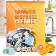 Garbage Disposal Tablets, Dissolve Grime & Remove Odors, 24pk