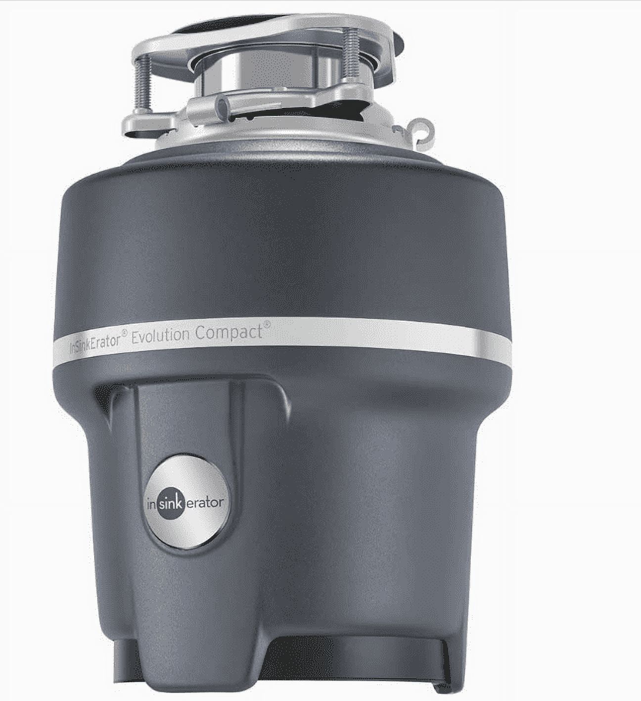 Garbage Disposer Compact 3/4 HP Evolution Compact, Gray