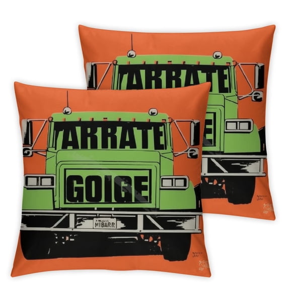 Garbage Man I Can't I Have Plans Trash Collector Waste Throw Pillow, Multicolor