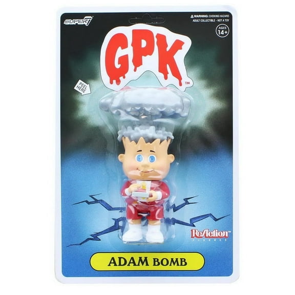 Garbage Pail Kids Reaction Figure Adam Bomb (Red)