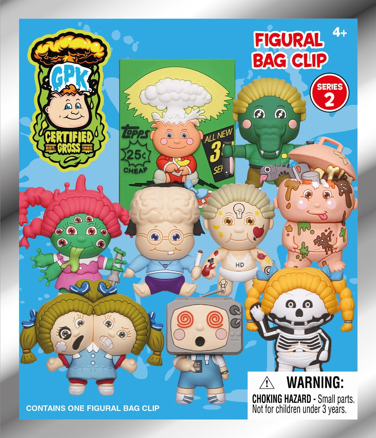 Garbage Pail Kids Collectible 3D Figure Bag Clip - Walmart.com