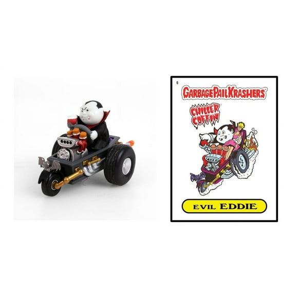 Collectible Garbage Pail Kids Evil Eddie 3" Krasher with Exclusive Trading Card by The Loyal Subjects