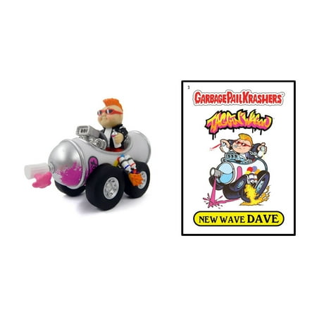 Garbage Pail Kids New Wave Dave 3" Krasher with Exclusive Trading Card by The Loyal Subjects