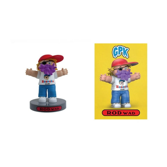Garbage Pail Kids Rod Wad 4" Figure with Exclusive Trading Card by The Loyal Subjects