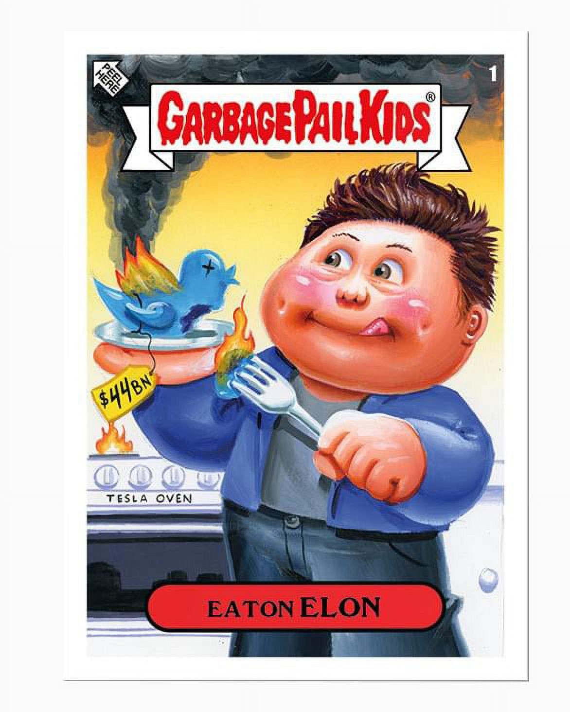 Garbage Pail Kids Topps 2022 Was The WORST! Trading Card | Eaton Elon - image 1 of 1