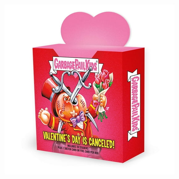 Collectible Garbage Pail Kids: Valentines Day is Canceled! 2023 Topps | Red