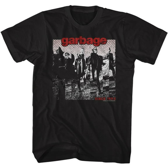 Garbage 1993 Black Adult T-Shirt L